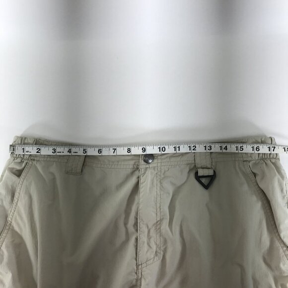 Columbia Omni-Shade Cargo Shorts Men's Size 36 Waist Beige Trail Hiking Outdoor - Picture 8 of 13